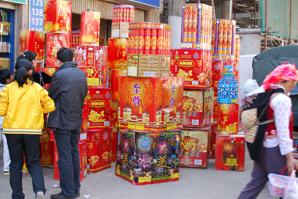 FIrecracker display from China
