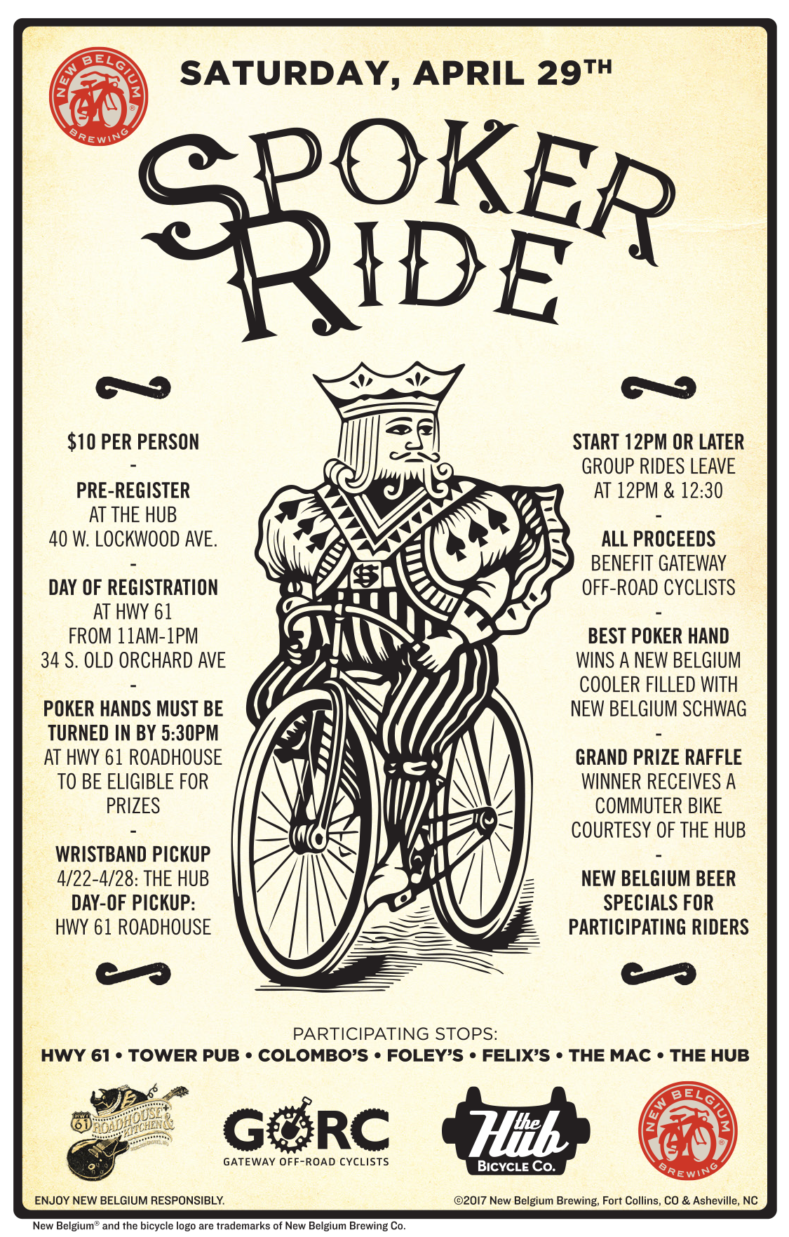 Spoker Ride - Benefitting GORC