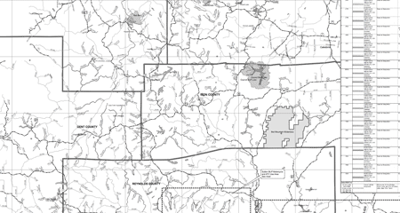 Explore gravel routes using MODOT maps