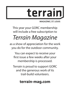 Coupon - Terrain Magazine